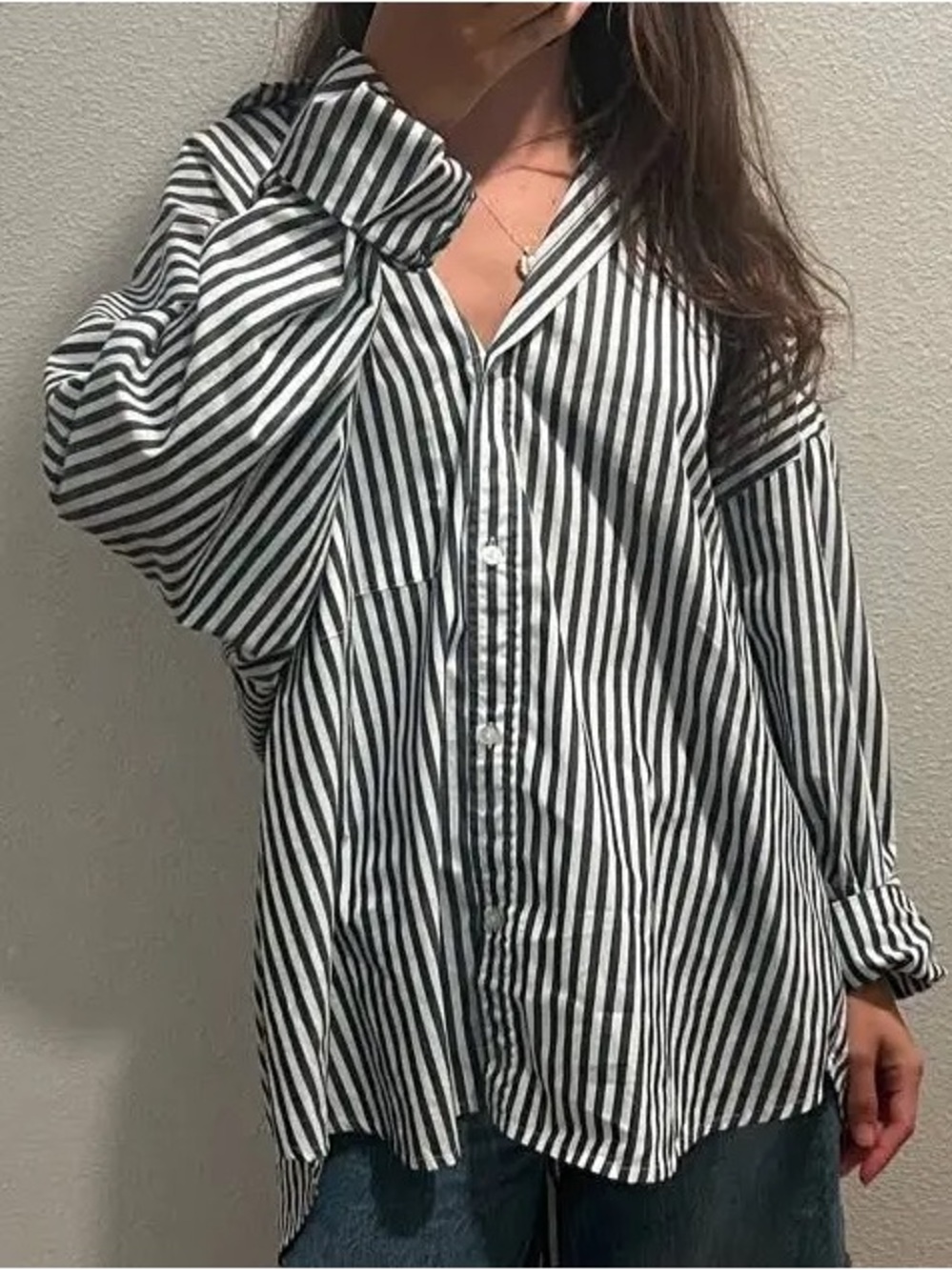 A&F Striped Button Down